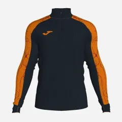 Чоловіча спортивна кофта Joma Elite IX Чорний Помаранчевий XL (102756.108)