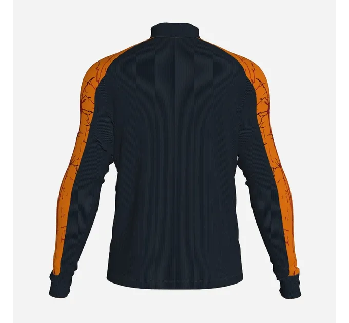 Чоловіча спортивна кофта Joma Elite IX Чорний Помаранчевий XL (102756.108)