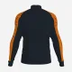Чоловіча спортивна кофта Joma Elite IX Чорний Помаранчевий XL (102756.108)