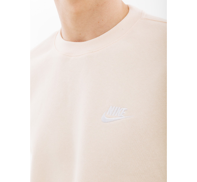 Чоловіча Світшот Nike CLUB CRW BB Рожевий L (7dBV2662-838 L)