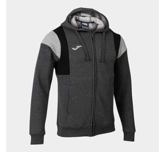 Чоловіча спортивна кофта Joma CONFORT III ZIP-UP HOODIE сірий M 102733.151 M
