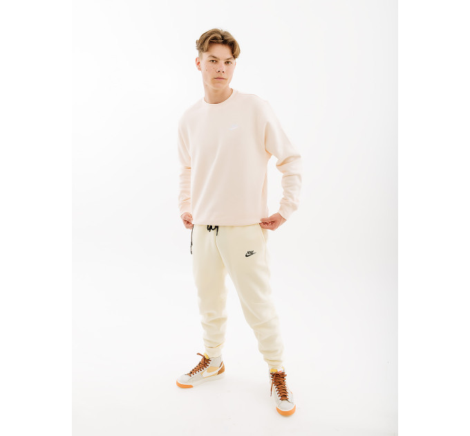 Чоловіча Світшот Nike CLUB CRW BB Рожевий M (7dBV2662-838 M)