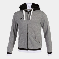 Чоловіча спортивна кофта Joma CONFORT II ZIP-UP HOODIE MELANGE сірий,чорний XL 101963.281 XL