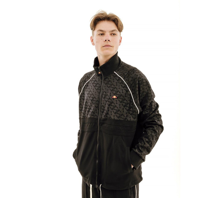 Чоловіча Кофта спортивна Ellesse Soldo Track top Чорний S (7dSUT19255-011 S) Чоловіча Кофта спортивна Ellesse Soldo Track top Чорний S (7dSUT19255-011 S)