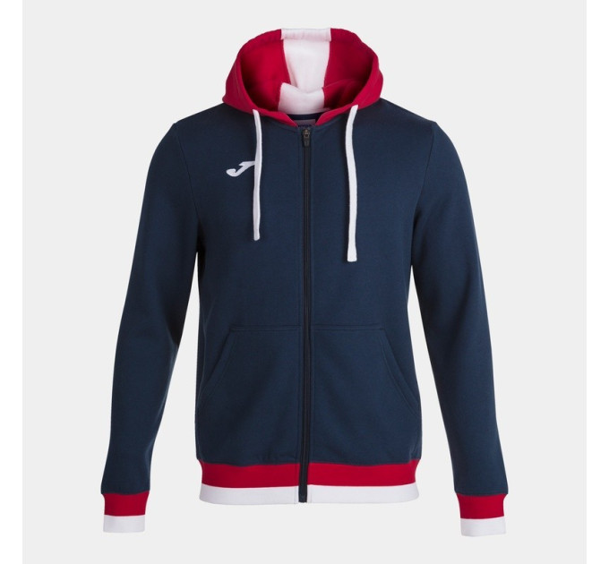 Чоловіча спортивна кофта Joma CONFORT II ZIP-UP HOODIE синій,червоний L 101963.336 L Чоловіча спортивна кофта Joma CONFORT II ZIP-UP HOODIE синій,червоний L 101963.336 L