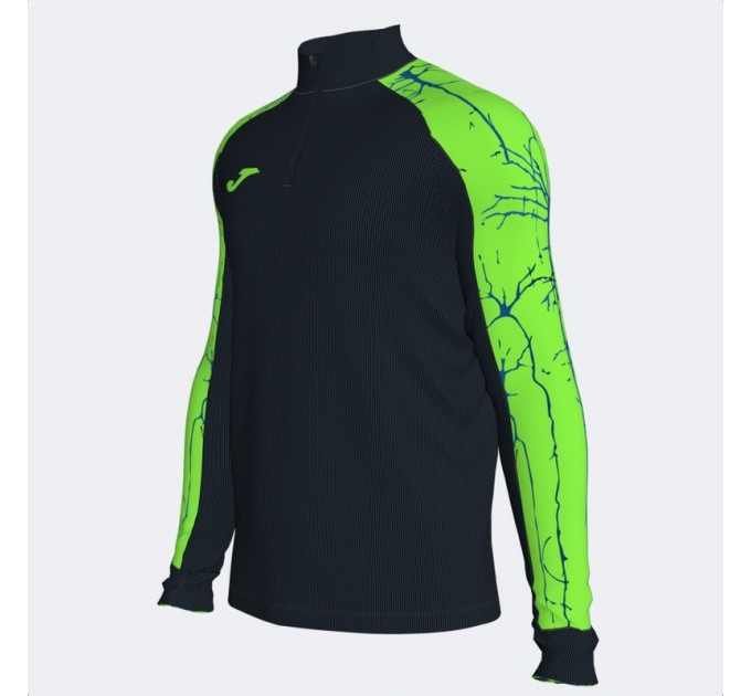 Чоовічий реглан Joma ELITE IX SWEATSHIRT чорний,зелений M 102756.117 M