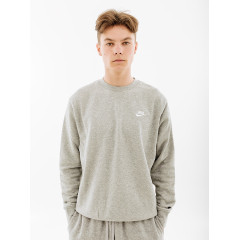 Чоловіча Світшот Nike CLUB CRW BB Сірий 2XL (7dBV2662-063 2XL)