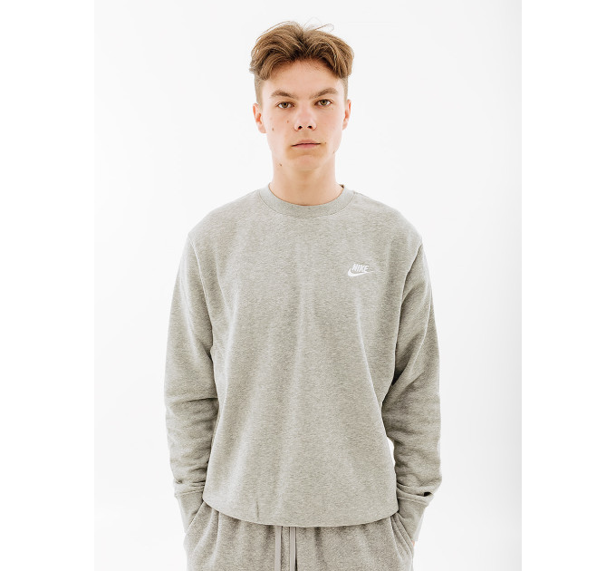 Чоловіча Світшот Nike CLUB CRW BB Сірий 2XL (7dBV2662-063 2XL) Чоловіча Світшот Nike CLUB CRW BB Сірий 2XL (7dBV2662-063 2XL)
