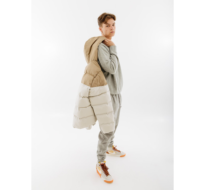 Чоловіча Світшот Nike CLUB CRW BB Сірий 2XL (7dBV2662-063 2XL)