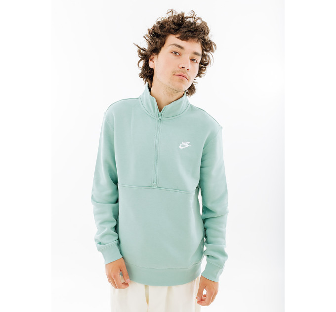 Чоловіча Кофта Nike CLUB BB HZ TOP Бірюзовий XL (7dDD4732-309 XL)