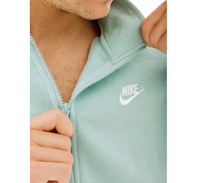 Чоловіча Кофта Nike CLUB BB HZ TOP Бірюзовий XL (7dDD4732-309 XL)