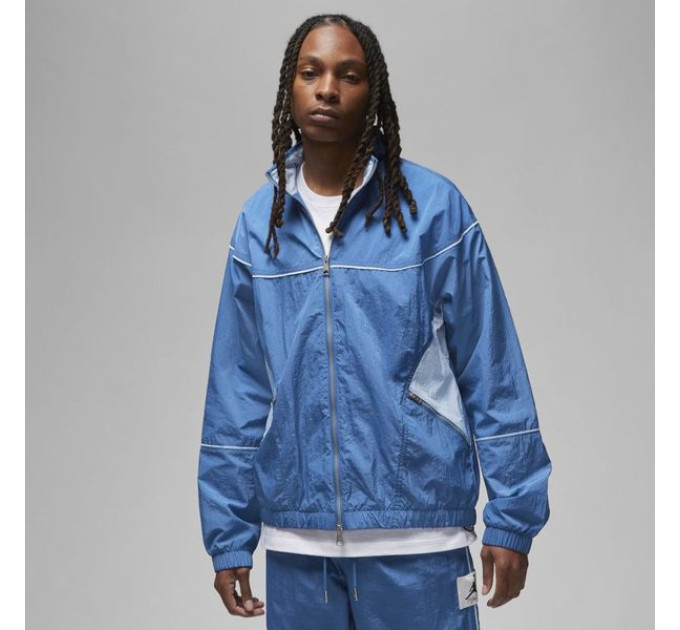 Чоловіча Спортивна кофта JORDAN ESS STMT WARMUP JKT Синій M (7dDV7624-485 M)