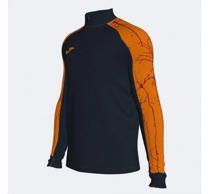 Чоовічий реглан Joma ELITE IX SWEATSHIRT чорний,помаранчевий XL 102756.108 XL
