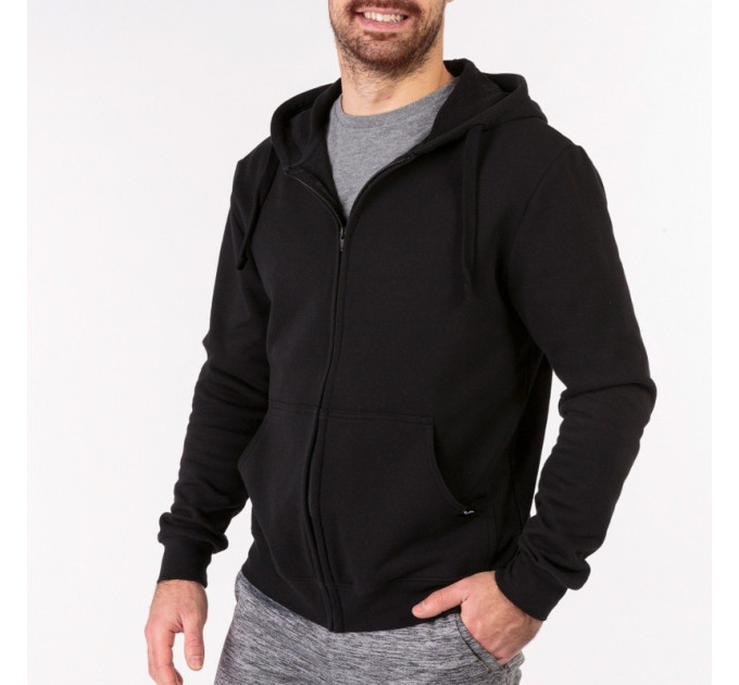 Чоловіча спортивна кофта Joma JUNGLE ZIP-UP HOODIE чорний M 102109.100 M