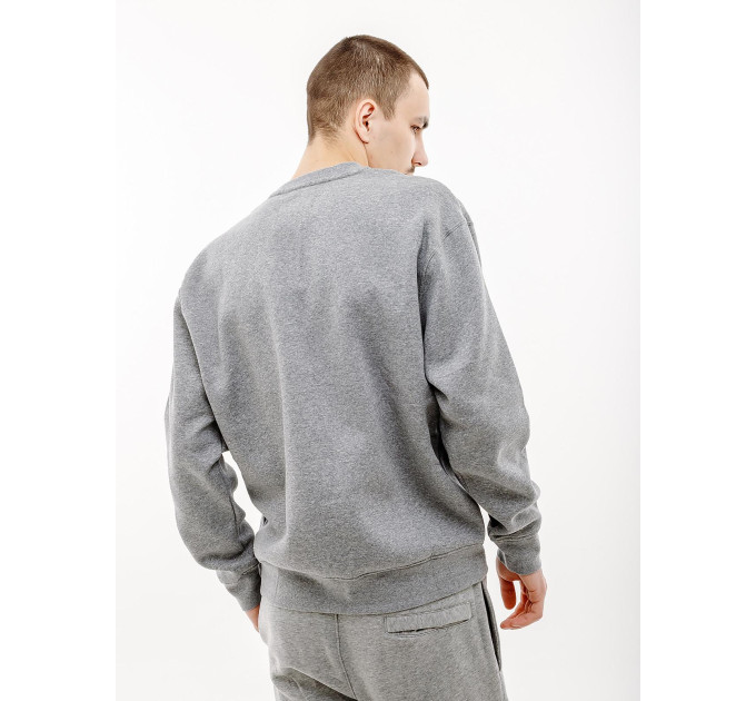Чоловічий Світшот JORDAN M J ESS FLC CREW Сірий 2XL (7dFJ7776-091 2XL)