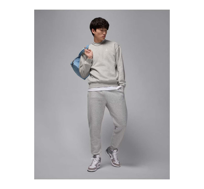 Чоловічий Світшот Jordan M BRK FLC CREW Сірий M (7dFV7293-050 M)