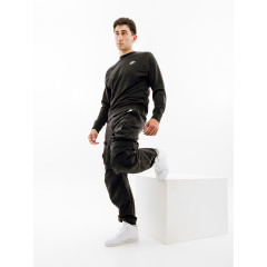 Чоловічий Світшот Nike CLUB CR FT Чорний S (7dBV2666-010 S)