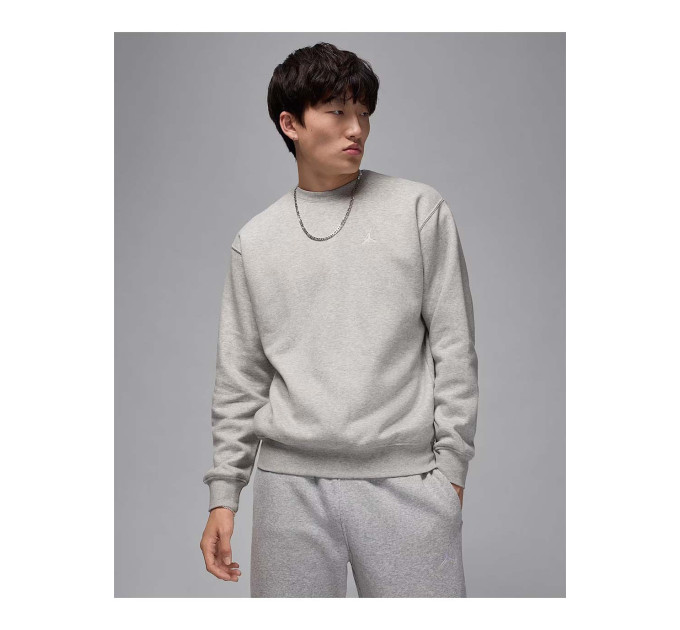 Чоловічий Світшот Jordan M BRK FLC CREW Сірий S (7dFV7293-050 S)