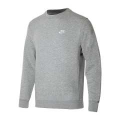 Чоловічий Світшот Nike NSW CLUB CRW BB Сірий L (BV2662-063)