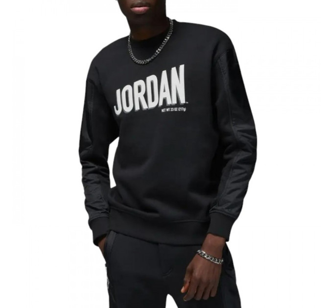 Чоловічий Світшот JORDAN MVP GFX FLC CREW Чорний XL (7dDV7588-010 XL)