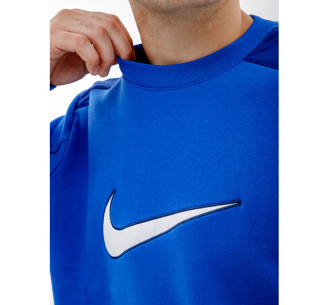 Чоловічий Світшот Nike CREW BB Синій L (7dFN0245-480 L)