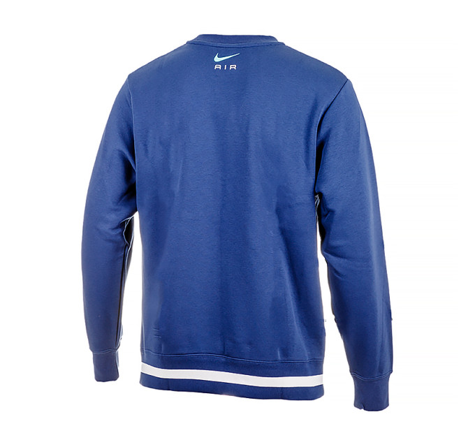 Чоловічий Світшот Nike S AIR CRE FLC BB Синій XL (7dFN7692-410 XL)