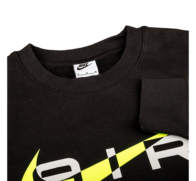 Чоловічий Світшот Nike S AIR CRE FLC BB Чорний 2XL (7dFN7692-011 2XL)