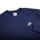 Чоловічий Світшот Nike M NSW CLUB CRW FT Синій XL (7dBV2666-410 XL)