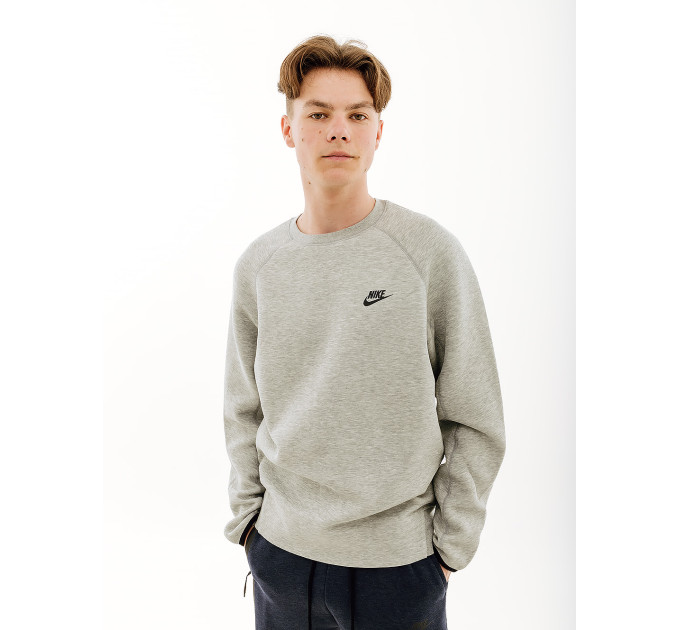 Чоловічий Світшот Nike CREW Сірий M (7dFB7916-063 M)