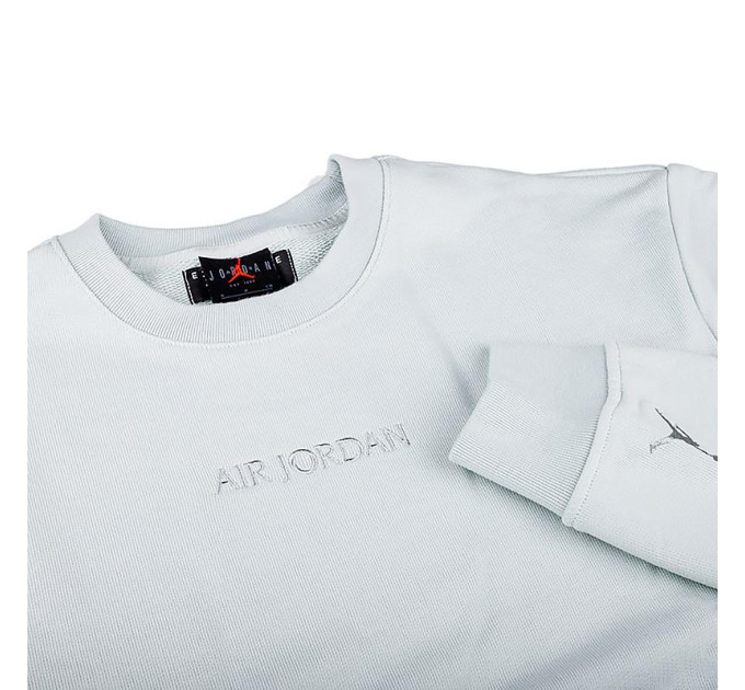 Чоловічий Світшот JORDAN M J AIR JDN WM FLC CREW Білий S (7dFJ7788-034 S)