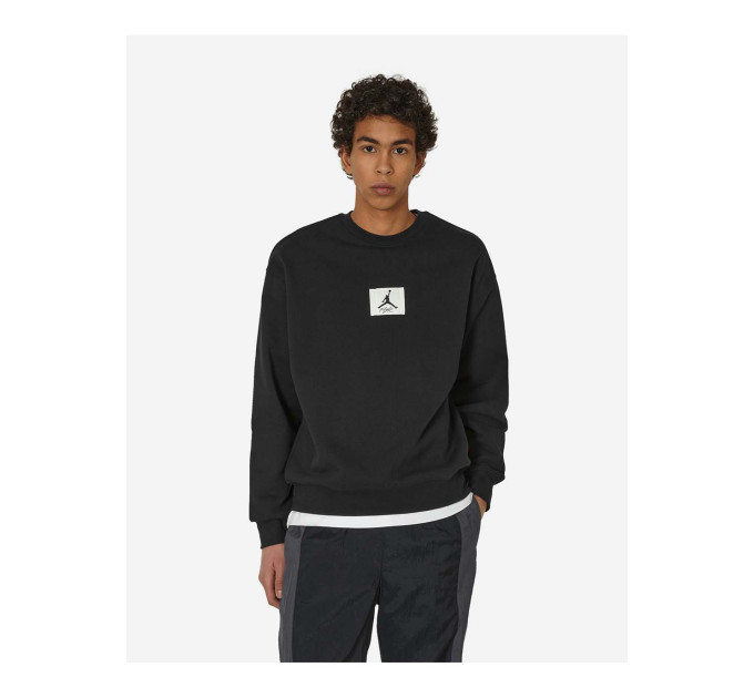 Чоловічий Світшот Jordan M ESS STMT FLC CREW Чорний S (7dFB6932-010 S)