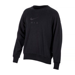 Чоловічий Світшот Nike AIR FT CREW Чорний S (DV9829-010)