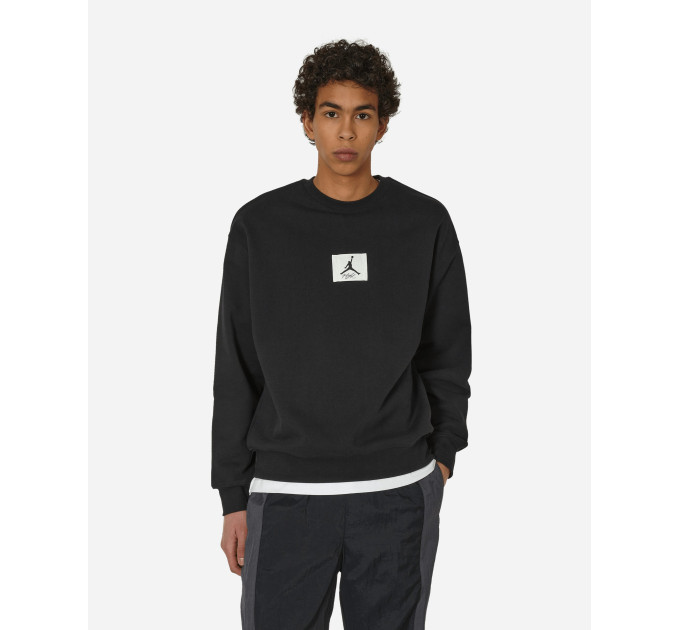 Чоловічий Світшот Jordan M ESS STMT FLC CREW Чорний L (7dFB6932-010 L)