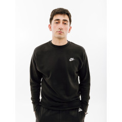 Чоловічий Світшот Nike M NSW CLUB CRW FT Чорний XL (7dBV2666-010 XL)
