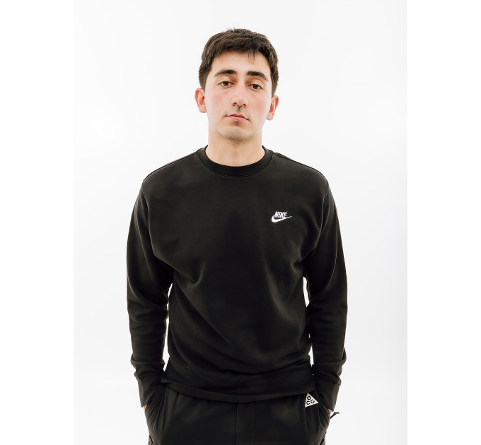 Чоловічий Світшот Nike M NSW CLUB CRW FT Чорний XL (7dBV2666-010 XL)