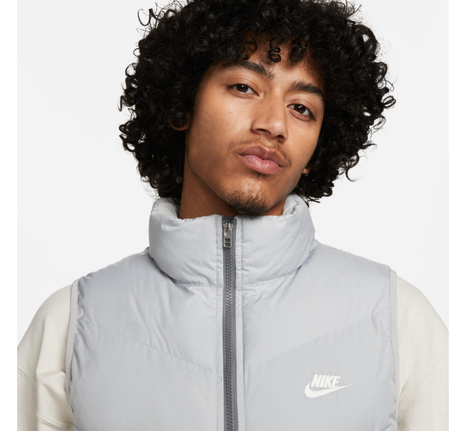 Чоловіча Жилетка Nike Сірий M (7dFB8193-077 M)