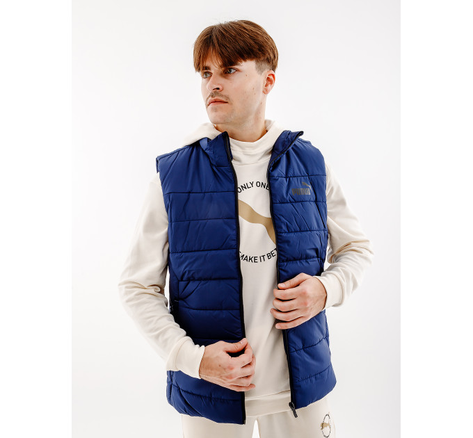 Чоловічий Жилет PUMA ESS Padded Vest Синій XS (7d84893906 XS)