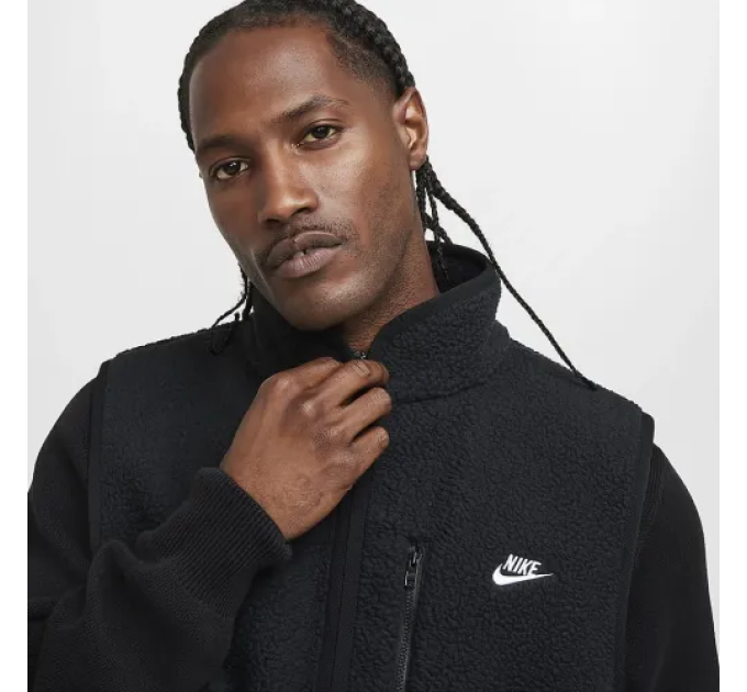 Чоловіча Жилетка Nike M NK CLUB SSNL WINTERIZED VEST Чорний S (7dFZ0894-010 S)