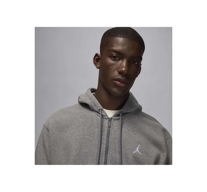 Чоловіча Толстовка Jordan MBRK FLC FZ Сірий XL (7dFV7289-091 XL)