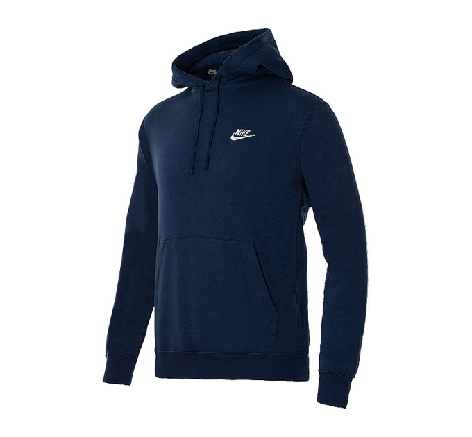 Чоловіча Толстовка Nike M NSW CLUB HOODIE PO BB Синій S (BV2654-410 S)