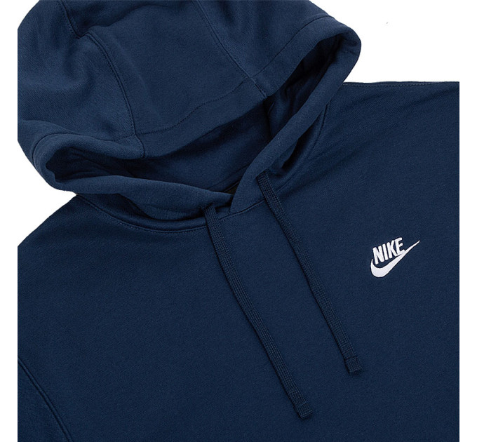 Чоловіча Толстовка Nike M NSW CLUB HOODIE PO BB Синій S (BV2654-410 S)