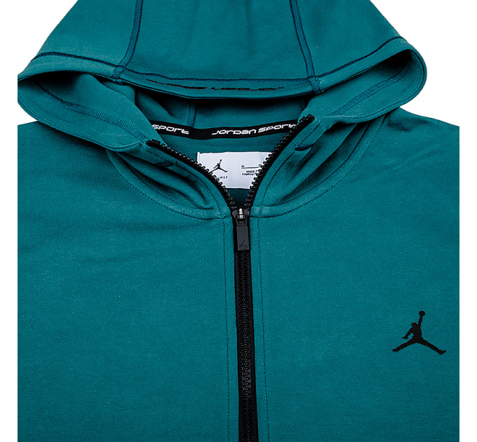 Чоловіча Толстовка JORDAN M J DF SPRT HOOP FLC FZ Зелений S (7dFV8602-366 S)