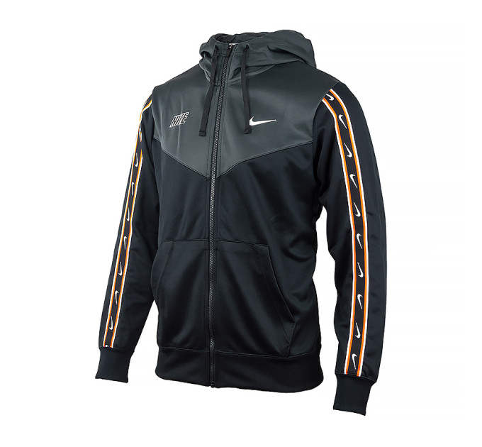 Чоловіча Толстовка Nike M NSW REPEAT SW PK FZ HOODY Чорний S (7dDX2025-010 S)
