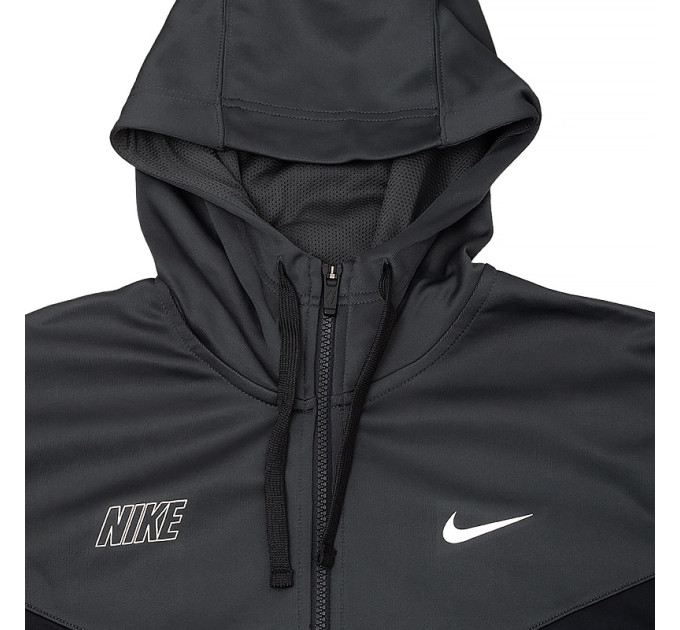 Чоловіча Толстовка Nike M NSW REPEAT SW PK FZ HOODY Чорний S (7dDX2025-010 S)