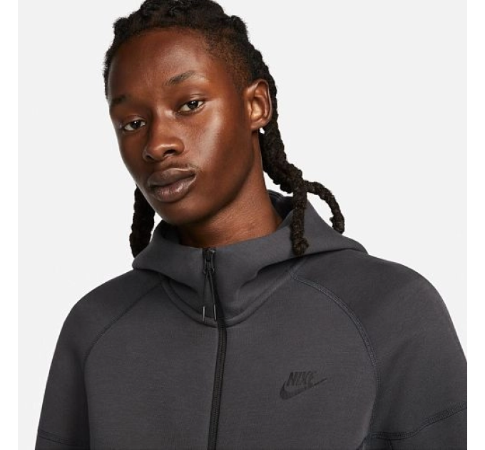 Чоловіча Толстовка Nike M NK TCH FLC FZ WR HOODIE Чорний L (7dFB7921-060 L)