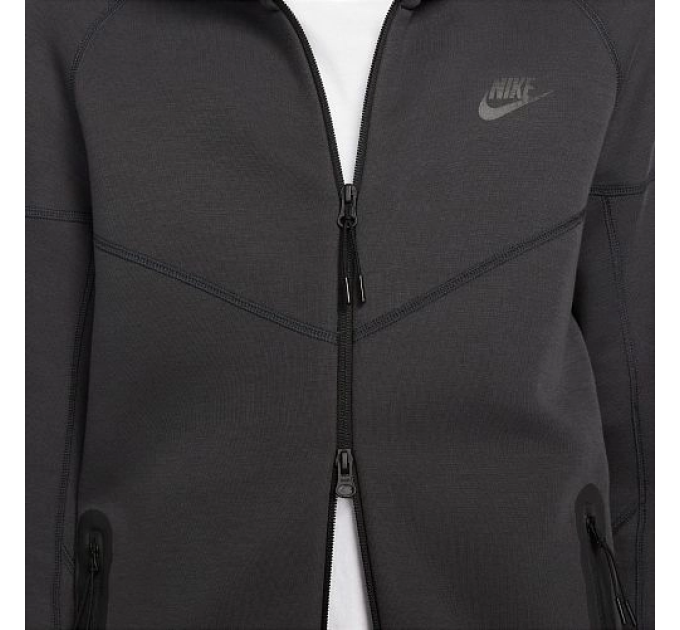 Чоловіча Толстовка Nike M NK TCH FLC FZ WR HOODIE Чорний L (7dFB7921-060 L)