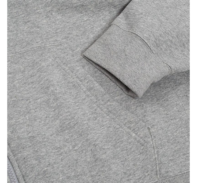 Чоловіча Толстовка Nike M NSW CLUB HOODIE FZ BB Сірий 2XL (BV2645-063 2XL)
