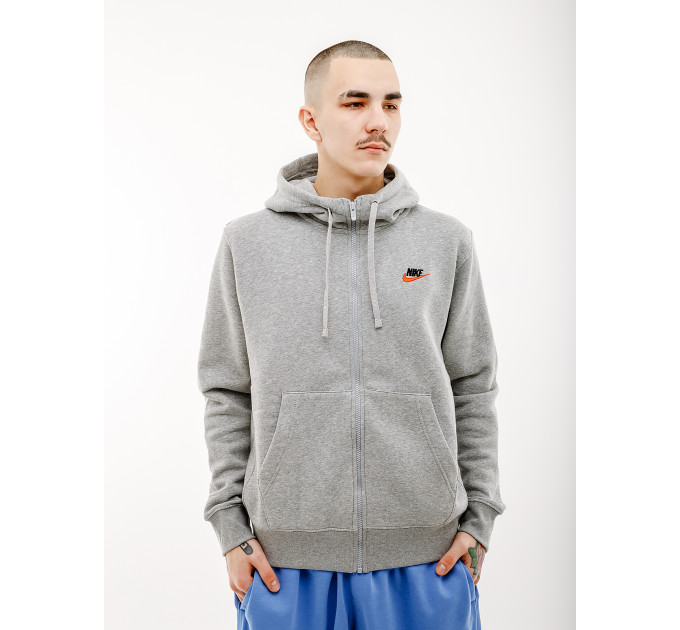 Чоловіча Толстовка Nike CLUB DT HOODIE FZ BB Сірий 2XL (7dDQ8384-064 2XL) Чоловіча Толстовка Nike CLUB DT HOODIE FZ BB Сірий 2XL (7dDQ8384-064 2XL)