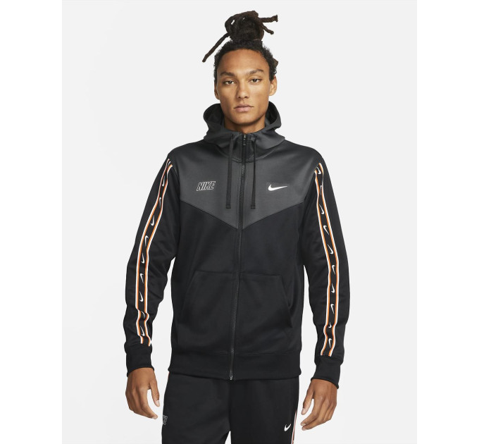 Чоловіча Толстовка Nike M NSW REPEAT SW PK FZ HOODY Чорний XL (7dDX2025-010 XL)