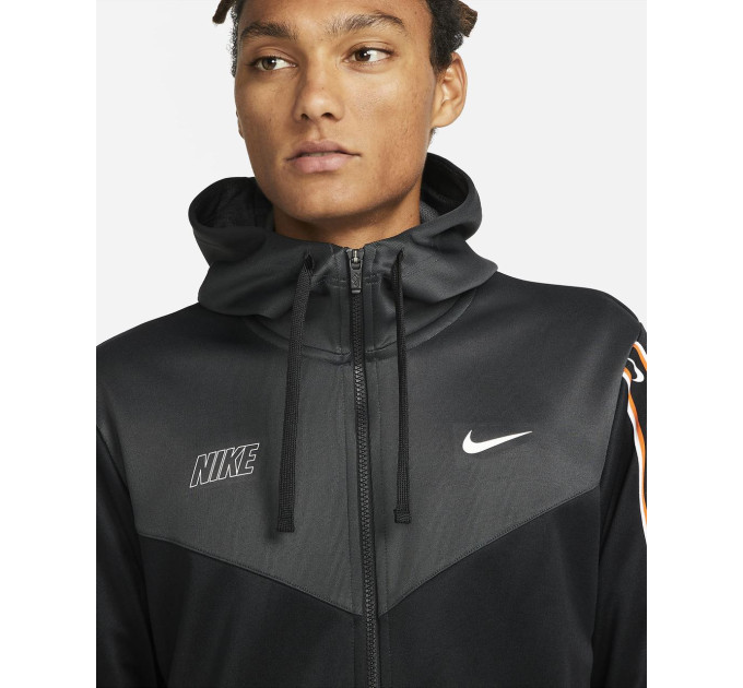 Чоловіча Толстовка Nike M NSW REPEAT SW PK FZ HOODY Чорний XL (7dDX2025-010 XL)